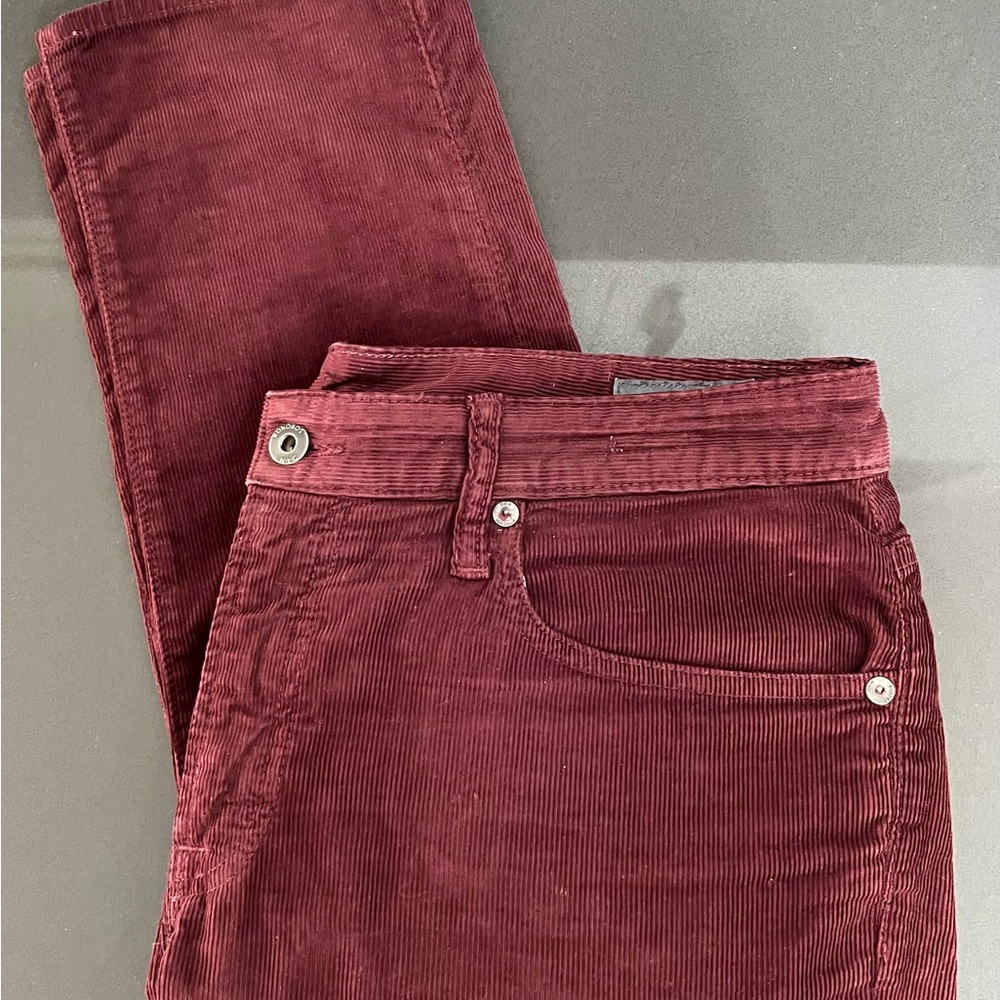 Bonobos Corduroy in Burgundy